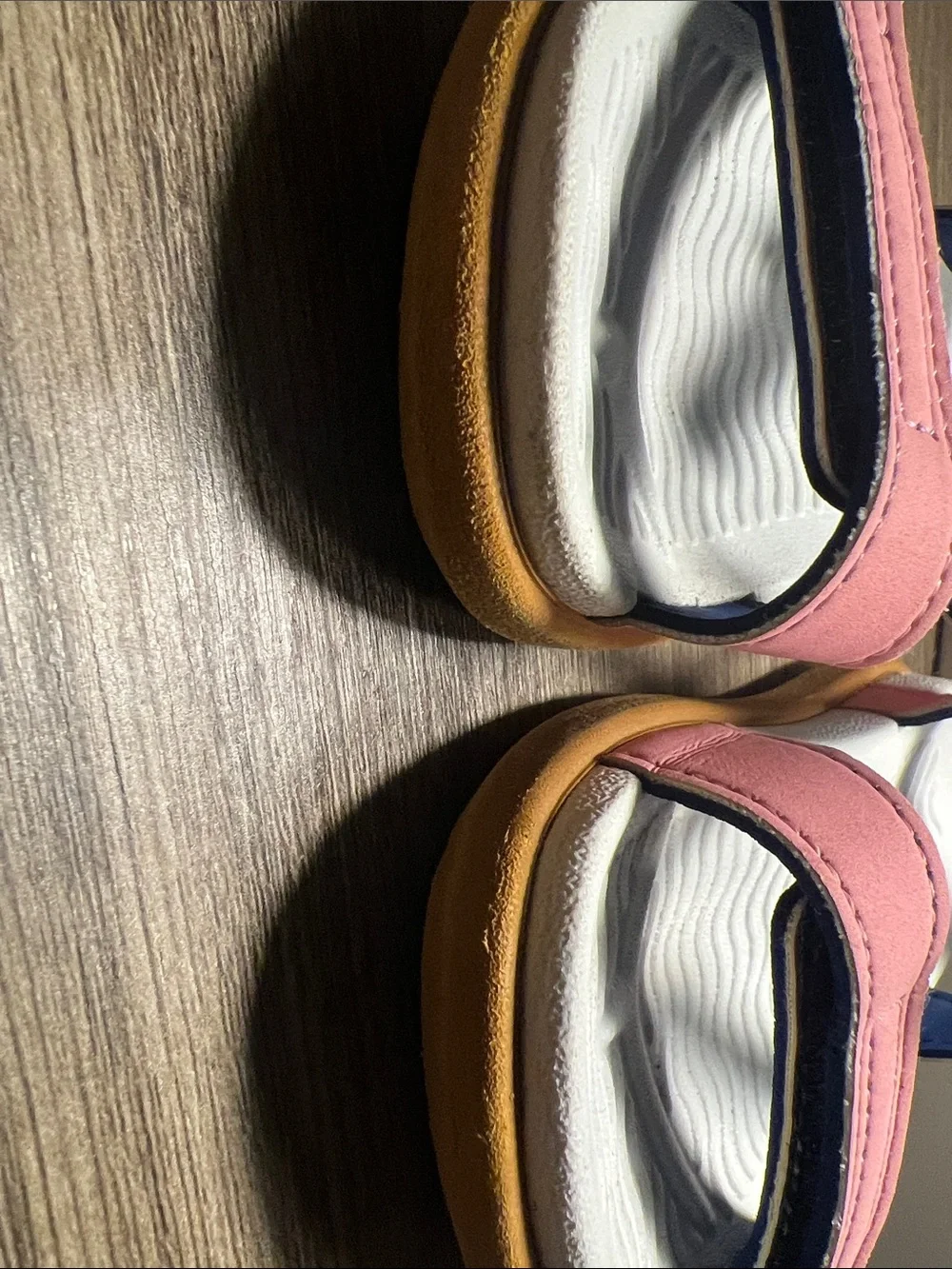 Native Kids Pink and Navy Eva Strap Sandals stock (19)